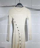 Váy Sandro hàng khuy dưới 2 màu