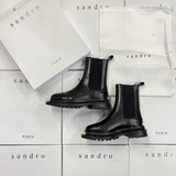 Boot Sandro họa tiết mũi