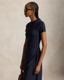 Váy RALPH LAUREN navy vạt đối xứng