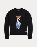 Áo len RALPH LAUREN gấu đen đính hoa