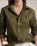 Sơ mi RALPH LAUREN linen 2025