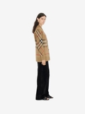 Cardigan BURBERRY kẻ đỏ