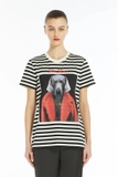 Tshirt MAX MARA kẻ ngang họa tiết