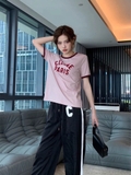 Tshirt CELINE chữ đỏ