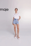 Tshirt Maje cổ đá