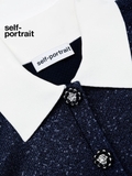 Áo SELF PORTRAIT navy cổ trắng