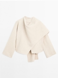 Áo cape dạ MASSIMO DUTTI authentic
