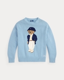 Áo len RALPH LAUREN xanh da trời quần trắng