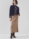 Sơ mi Brunello Cucinelli lụa navy