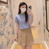 Tshirt RALPH LAUREN kẻ xanh lá