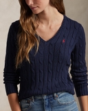 Áo len RALPH LAUREN cổ V dài tay 3 màu