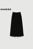 Chân váy SANDRO đính hoa