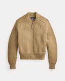 Áo khoác len RALPH LAUREN kéo khóa 3 màu
