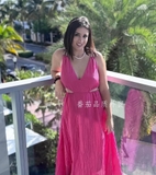 Váy MAJE 2 dây cut-out eo