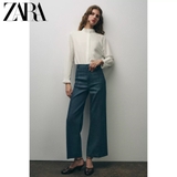 Sơ mi Zara cổ dựng 2 màu