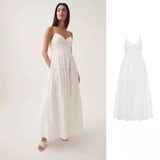 Váy 2 dây AJE maxi trắng