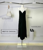 Váy SANDRO 2 dây nhúm ngực