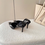 Slingback PRADA mũi kim loại