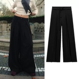 Quần ZARA vạt trước kèm belt