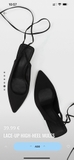 Slingback STRADIVARIUS đen
