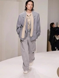 Blazer LEMAIRE ghi 2 khuy