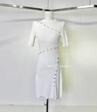 Váy MAJE đinh tán chéo