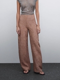 Quần lụa MASSIMO DUTTI nâu loang