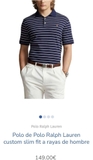 Polo RALPH LAUREN kẻ các màu