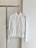 Sơ mi RALPH LAUREN cổ bèo dập lỗ