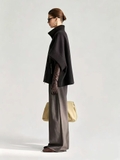 Cape len cashmere LORO PIANA túi lông