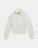 Áo len RALPH LAUREN khoá zip vặn thừng