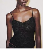 Áo 2 dây ZARA ren hoa 2 màu