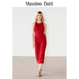 Váy MASSIMO DUTTI linen sát nách