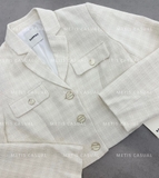 Set dạ Tweed SANDRO ( áo+ quần )