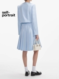 Chân váy lụa SELF PORTRAIT xếp ly
