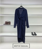 Váy lụa MICHAEL KORS xoắn eo