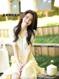 Áo SANDRO khuy dọc tay lỡ
