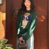 Áo len RALPH LAUREN xanh cổ vịt