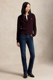 Cardigan RALPH LAUREN vặn thừng khuy sừng 2026