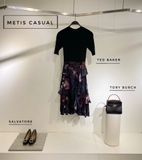 Váy TED BAKER thun cải chân hoa