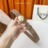 Belt LOEWE mặt logo tròn