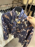 Sơ mi Brunello Cucinelli lụa navy