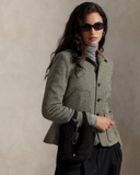 Túi giỏ RALPH LAUREN da lộn