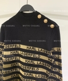 Váy len KARL LAGERFELD kẻ vàng