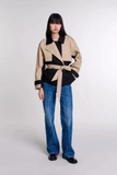 Coat MAJE cải màu kèm belt
