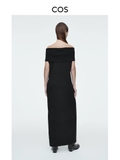 Váy COS trễ vai đen
