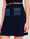 Chân váy SANDRO navy (có set)