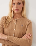 Cardigan RALPH LAUREN trơn len mỏng 6 màu