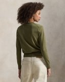 Cardigan RALPH LAUREN trơn len mỏng 6 màu