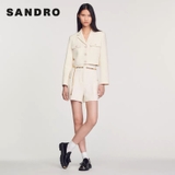 Set dạ Tweed SANDRO ( áo+ quần )